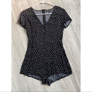Polka dot romper